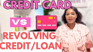 Credit Card Vs Revolving Loan/Credit | Building a good credit score | Finance education