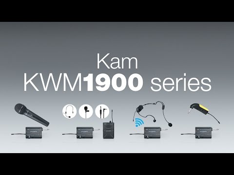 Kam KWM1900 wireless series - 4 different portable UHF wireless systems