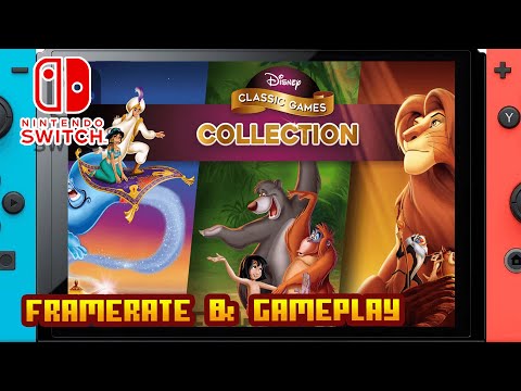 Disney Classic Games: Aladdin, Lion King & Jungle Book - (Nintendo Switch) - Framerate & Gameplay