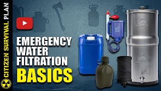 💧 Prepping Basics: Emergency Water Filtration
