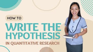 HYPOTHESIS | Writing the Research Paper | Practical Research 2 for Senior High School