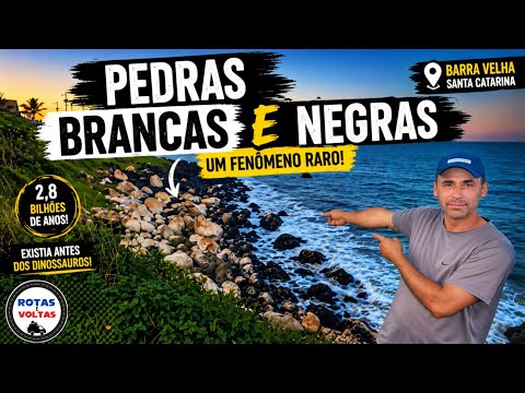 Formação rochosas extremamente raras em Barra Velha SC 