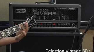 Video thumbnail for Rivera Guitar & Speaker comparison with KR7 for metal tones by Rivera Amplification