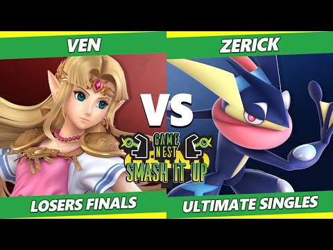 Smash It Up 27 Losers Finals - Ven (Zelda) Vs. Zerick (Greninja) SSBU Ultimate Tournament
