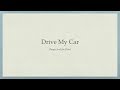 Drive My Car - Bongo And the Point - Lyrics