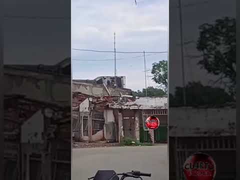 ATAQUE CON DRONES CONTRA SUBESTACIÓN DE POLICÍA EN MONDOMO