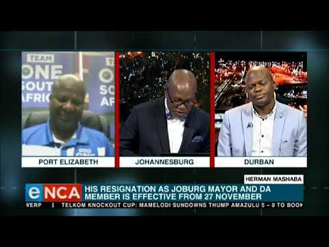 DA provincial leaders discuss Mashaba's resignation