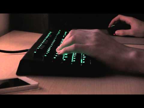 1 Hour of Razer Blackwidow Ultimate 2014 typing [Green Switches]