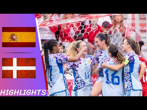 Denmark vs Spain | Women's European Qualifiers - Highlights All Goals 31/05/24