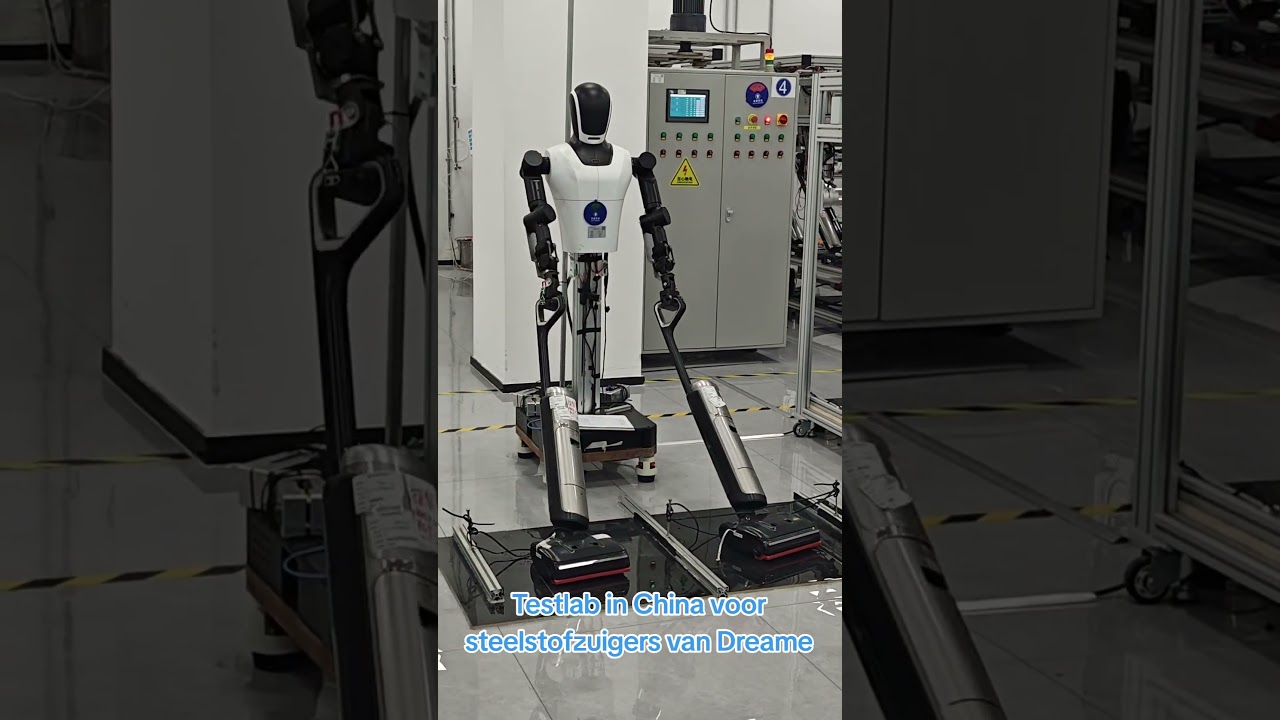Testlab voor Dreame steelstofzuigers - YouTube