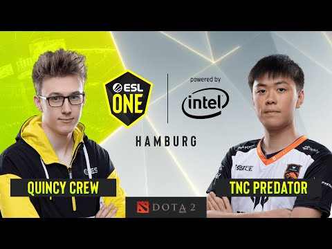 Dota2 - TNC Predator vs. Quincy Crew - Game 2 - Group B - ESL One Hamburg 2019