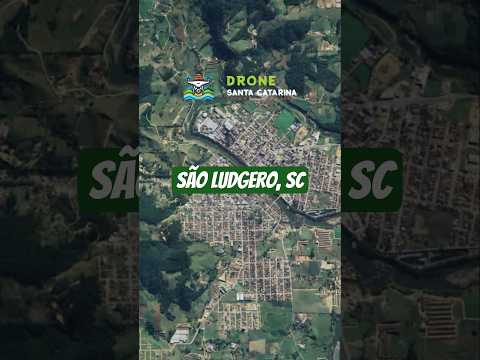 vista aérea da ponte Rosiney da Silva Walter, São Ludgero,  SC #dronesc #dronesantacatarina #drone