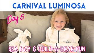 SEA DAY on Carnival Luminosa 🌊💃 90s Party, Dancing & Build-A-Bear?!