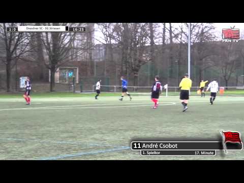 Tor: Dresdner SC 1898 1:0 SG Dresden Striesen