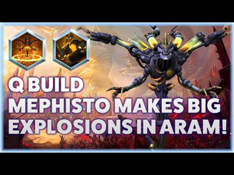 Mephisto Consume Souls - Q BUILD MEPHISTO MAKES BIG EXPLOSIONS IN ARAM!
