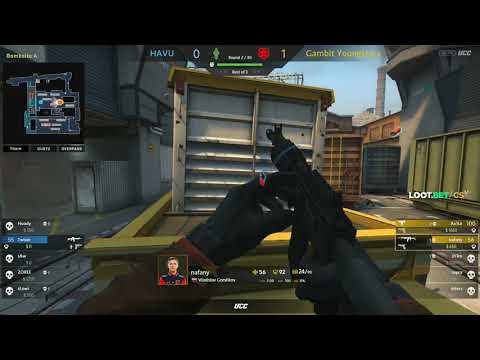(RU) Gambit Youngsters vs HAVU | Loot.bet/CS Season 3 | map 1 | by @Mr_Zais & @Zloba13