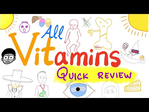 13 Vitamins in 26 Minutes | All Vitamins Quick Review | Diet & Nutrition | Biochemistry