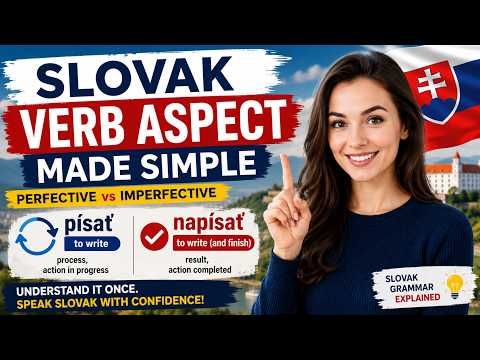 Slovak Verb Aspect Explained in English — for English Speakers, Beginner–Intermediate Level