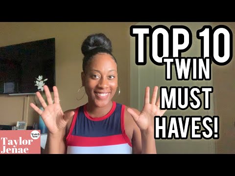 TOP TWIN MUST HAVES! | FIRST YEAR ESSENTIALS | We survived year 1!🎉