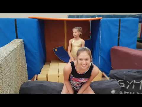 LA CASA DI MATERASSI IN PALESTRA!!! ginnastica artistica CSB