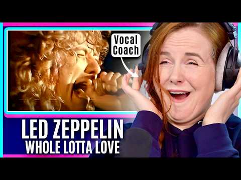 Whole Lotta Robert Plant ROCK! | Vocal Coach Analysis | Led Zeppelin - Whole Lotta Love Reaction