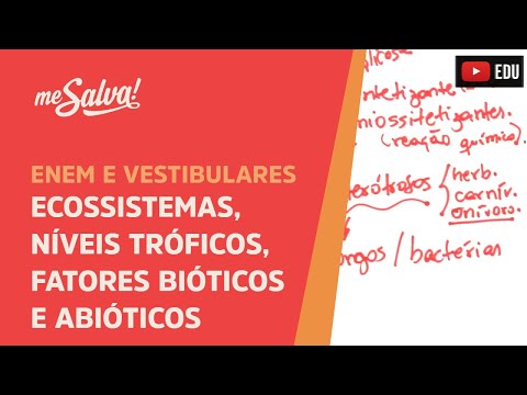 Me Salva! ECO13 - Ecologia - Ecossistemas, níveis tróficos, fatores bióticos e abióticos
