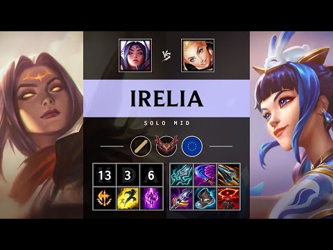 Irelia Mid vs Lux: Legendary - EUW Grandmaster Patch 14.16