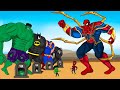 Team HULK SUPER MAN VENOM Vs IRON SPIDERMAN Returning From The Dead SECRET SUPER HEROES MOVIE