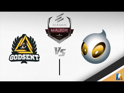 GODSENT vs dignitas [Map 1 BO1] ELEAGUE Major 2017 - Offline Qualifier