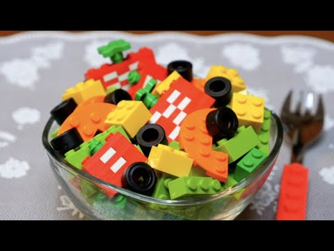 LEGO Fruit Salad - Lego In Real Life / Stop Motion Cooking /ASMR