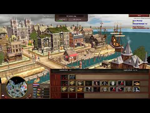 Aoe3: 2 x 1v1 vs Diarouga and 4 1v1 vs kaiserklein with commentary!