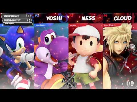 Smash Ultimate Doubles Tournament 1/19/19 - Sonido/Kamikaze Vs Jonestly/SaltOne . - Winners Finals