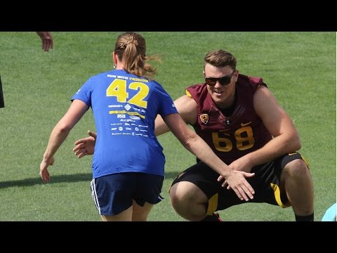 Arizona State football takes part in annual Pat's Run to honor late Sun Devil