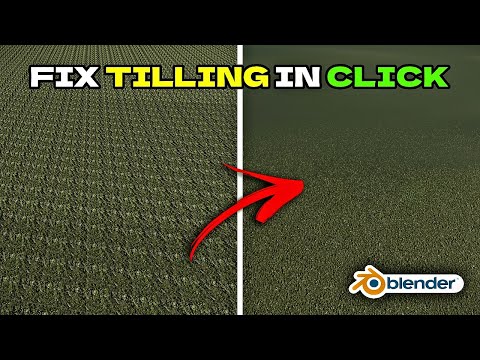 Fix Texture Tiling in ONE Click in Blender🌿 – (NO CLICKBAIT)