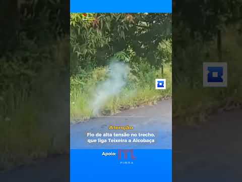 Fio de alta tensão entre Teixeira de Freitas e Alcobaça. #bahia