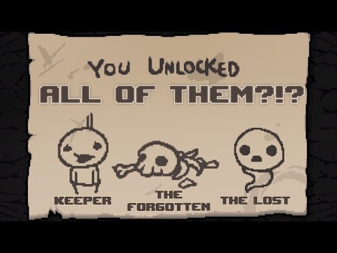La Guida Definitiva ai Personaggi Segreti! - The Lost, The Forgotten, Keeper - The Binding of Isaac