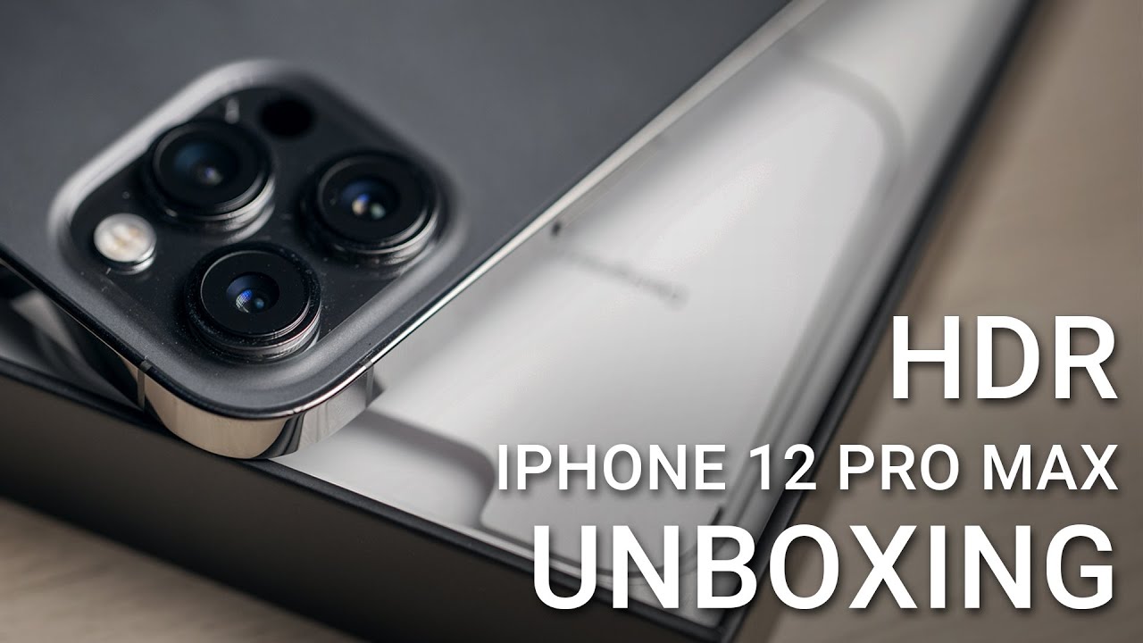 Unboxing the iPhone 12 Pro Max in 4K HDR!