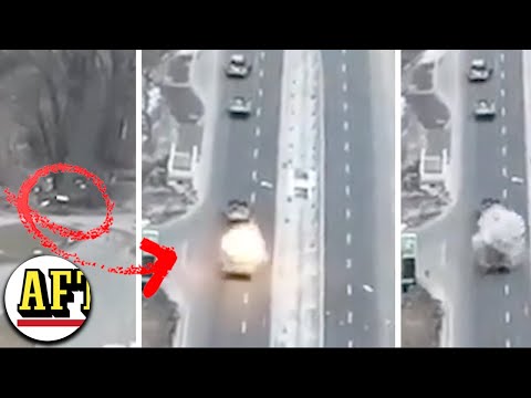 Här attackeras ryska kolonnen – ukrainskt bakhåll: ”Taktisk seger”