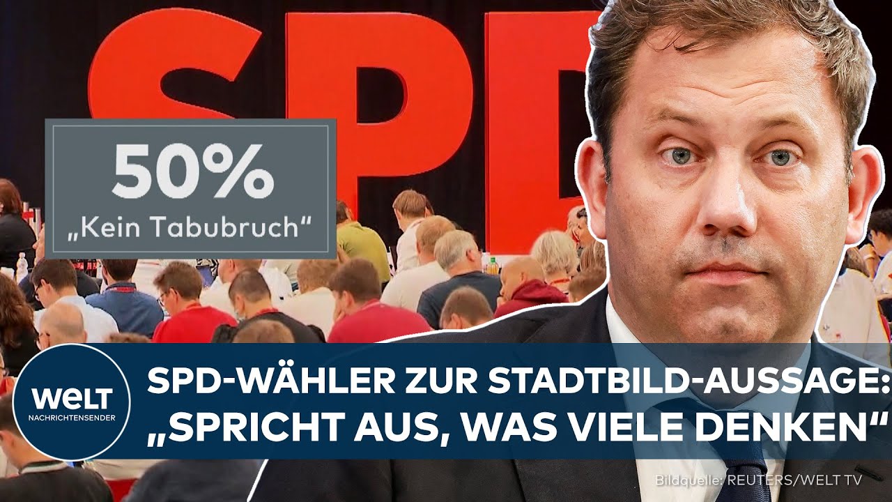 STADTBILD-DEBATTE: SPD-Wähler stehen hinter Merz’ Aussage  – Partei entfernt sich weiter vom Wähler!