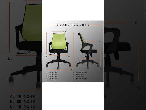 NGFC Pair Back Mesh Chair For Office & Home Use