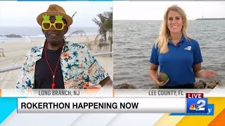 Rokerthon 2021 -- NBC2 Chief Meteorologist Allyson Rae helps break a world record with Al Roker
