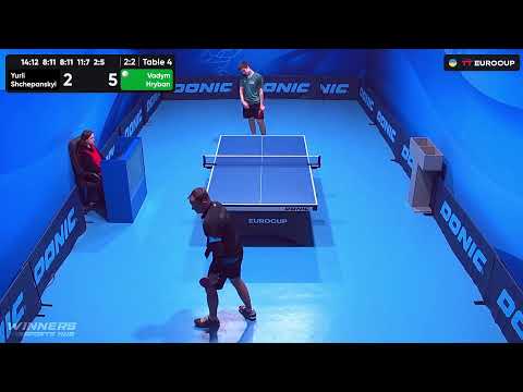 15:55 Yurii Shchepanskyi  - Vadym Hryban 08.08.2023 TT Euro.Cup Ukraine Master. TABLE 4