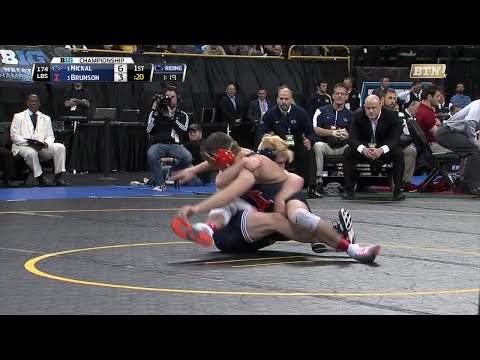 Big Ten Rewind: 2016 Wrestling -174 LBs - Penn State's Bo Nickal vs. Illinois' Zac Brunson