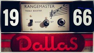 Video thumbnail for Simple 4000 Bucks GUITAR PEDAL that’s actually worth it!! 1966 Dallas Rangemaster Treble Booster by Johan Segeborn
