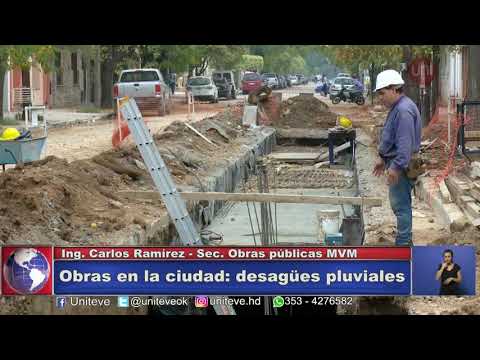 La continuidad de las obras en la ciudad  DESAGÜES PLUVIALES