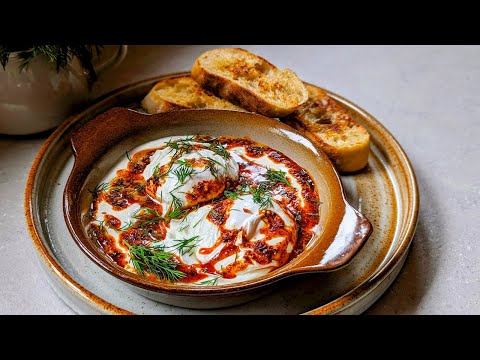 Turkish Eggs Çılbır Recipe | A Delicious Quick & Easy Breakfast / Brunch Idea 🍳