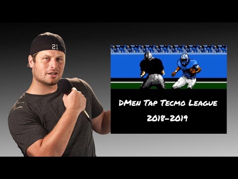 Tecmo Super Bowl - NES - DMen Tap Tecmo League Warm-up with NY Jets