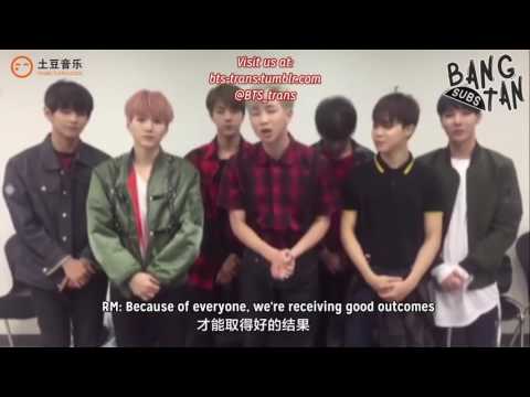 [ENG] 150512 BTS - Thank You Greetings for The SHOW Michael TgFresquez