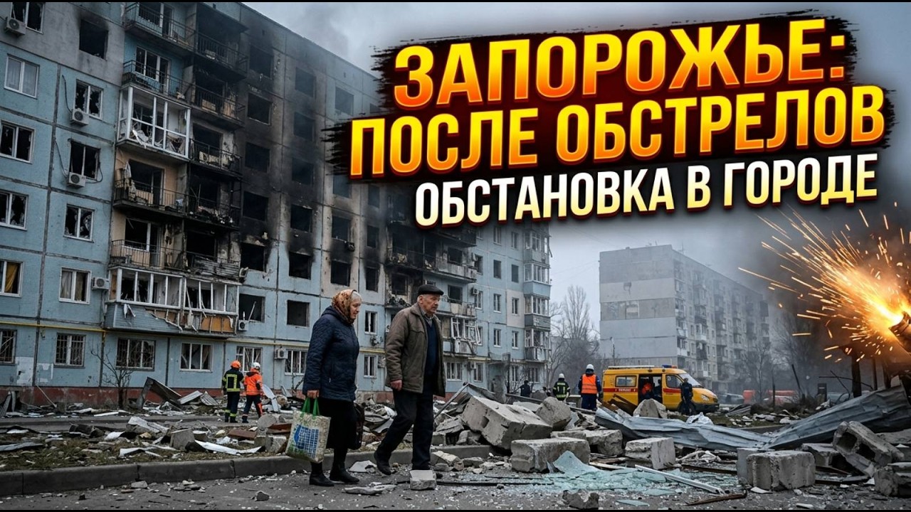 Запорожье ПОСЛЕ ОБСТРЕЛОВ ПО ГОРОДУ !!! 12.08.2026