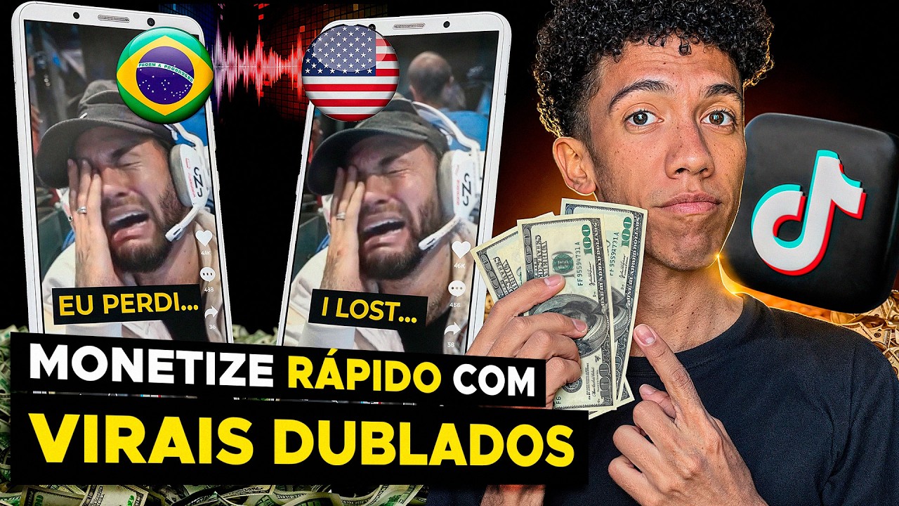 COMO CRIAR DUBLAGENS DE FAMOSOS PARA MONETIZAR SUA CONTA NO TIKTOK (Ganhar dinheiro online)